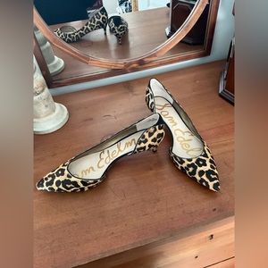 Sam Edelman Leopard Heels